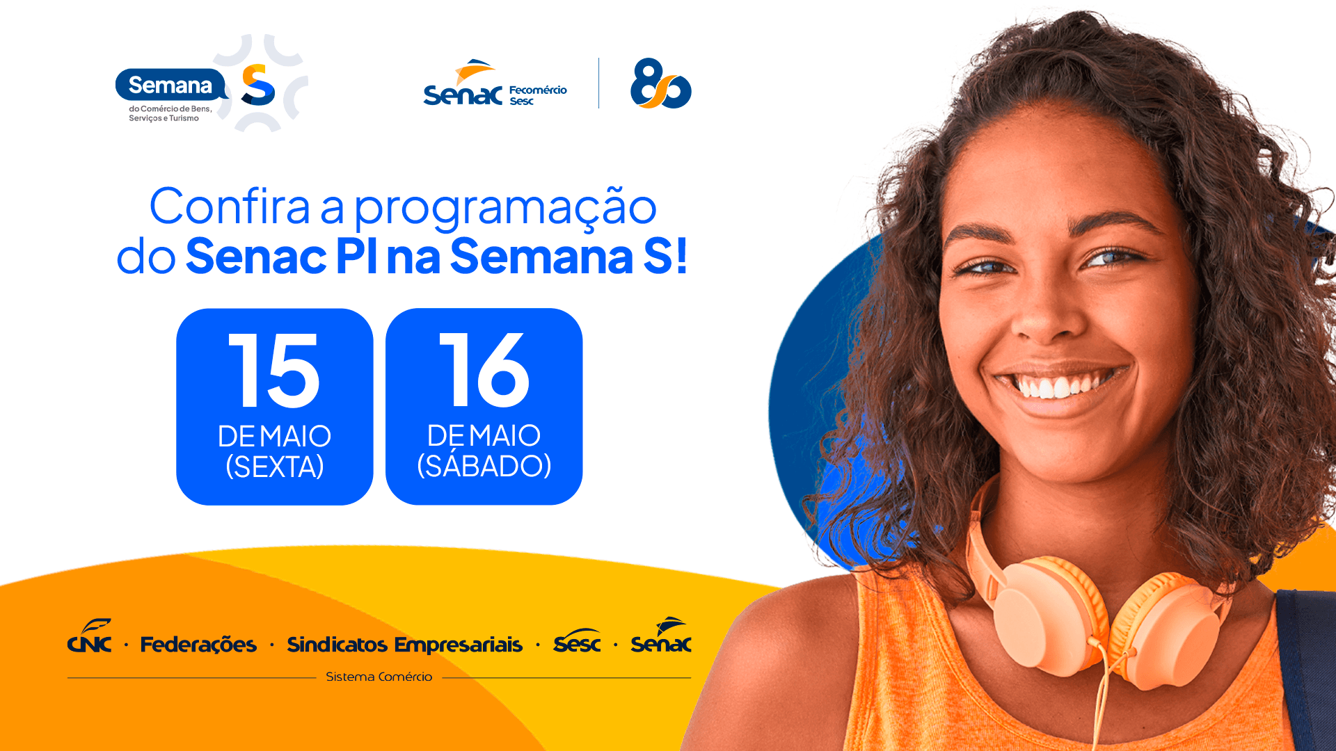 Semana S: Senac Piauí celebra 80 anos com programação especial